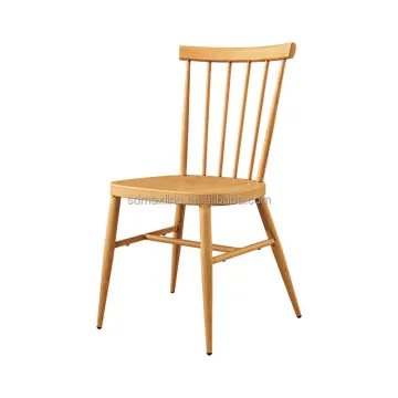 Metal Windsor Chair for Restaurant Cafe Coffee Shop Dining