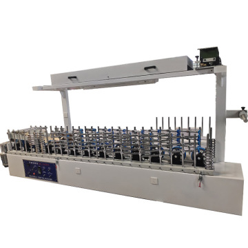 Full Automatic Wood Veneer Profile Wrapping Machine for PVC/UPVC Film Coating