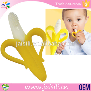 Baby Soft Toys Silicone Teething Toothbrush Banana Toothbrush