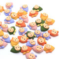 Nieuwe Kawaii Diverse Hars Fruit Cabochons Plaksteen Poppenhuisminiaturen Fruit Cabs Met Leuke Mooie Pasgeboren Babay Gezicht Decor