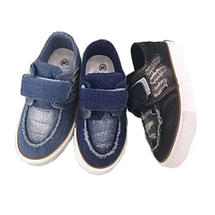 New style boy's canvas shoes, slip on shoes flat shoes