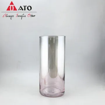 Pear Color GLass Vase plating
