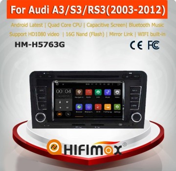 Hifimax android 5.1 2 din radio for Audi A3/S3/RS3 (2003-2012) with bluetooth music mirror link wifi