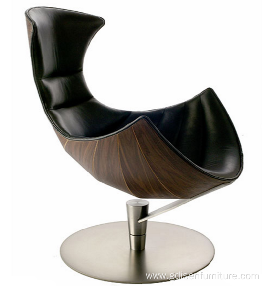 Modern Design Lobster Lounge Chair High Back SwivelLeather