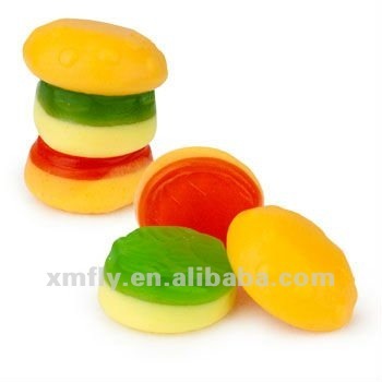 Hamburg shape gummy candy