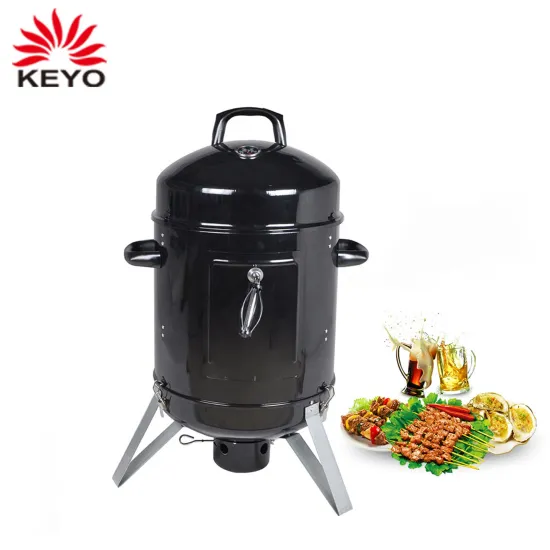 3 In 1 Vertical 16" Smoker Barbeque Charcoal Grill Bbq Meat Tailgating Charcoal Smoker Bbq Grills Smoker