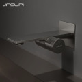Jasupi Newest design Single Hole Antique Brass Wall Mounted Bathroom Basin Mixer Concealed Faucet for basin tap