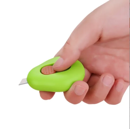 Kawaii Pocket Avocado Pineapple Fruit Art Utility Knife and Stationery Set