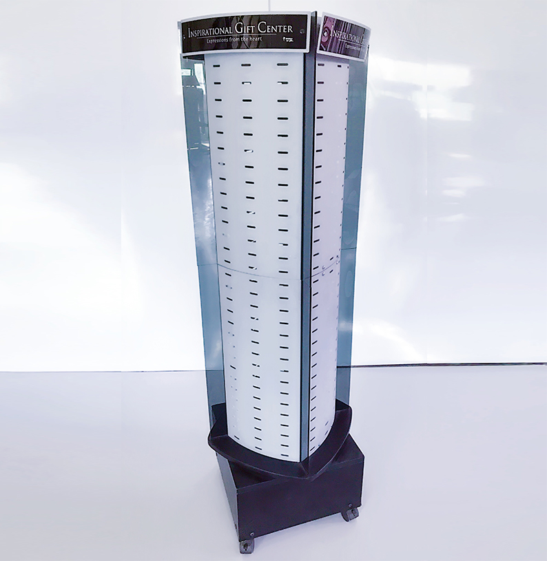 Sunglass floor display stand