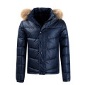 Mens Puffer Jacket with Fur Hood High Quality