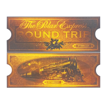 Free Shipping: Round Trip Ticket Collection - Luxury Gold Plated Foil Cards Available Now