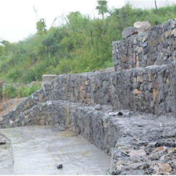 Treillis métallique plongé chaud Galv.Gabion