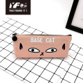 Custom base cat cute canvas pencil case