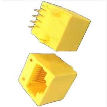 Conector modular 8P8C 1X1 Puerto Full Plastic