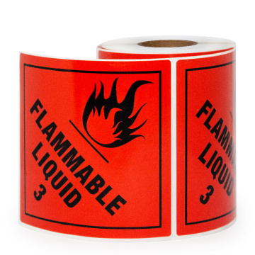 Flammable Liquid Sticker Warning Label