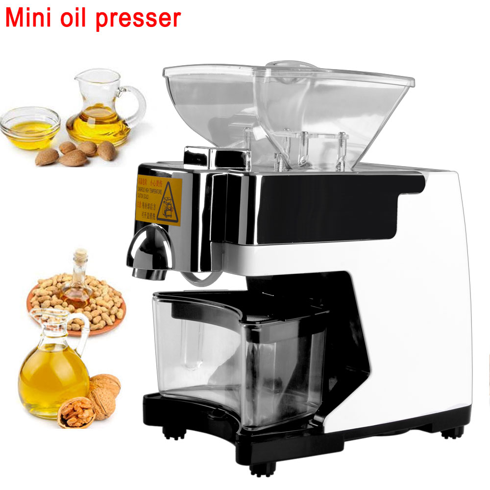 Free-shipping-220V-household-automatic-cold-OLIVE-KERNEL-oil-press-intelligent-home-small-oil-press-machine