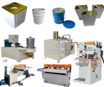 Square Rectangular Chemical Tin Can Box Making Machine
