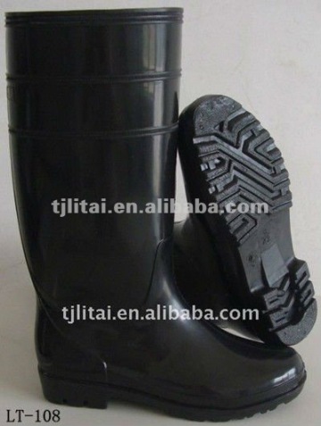 black knee waterproof boot