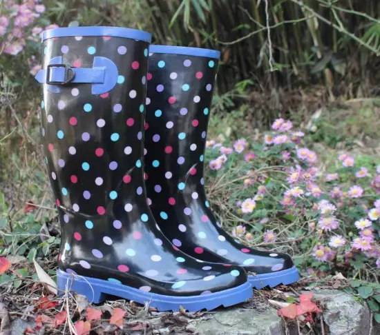 Hot sell woman rubber boot,Popular Style female rubber shoes,Colourful ladies rubber boots,Lady rubber boot,Outdoors rain boots