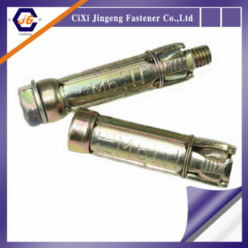 Galvanised 4pc Fix M6 Anchor Bolt Complete, High Quality Galvanised 4pc Fix M6 Anchor Bolt