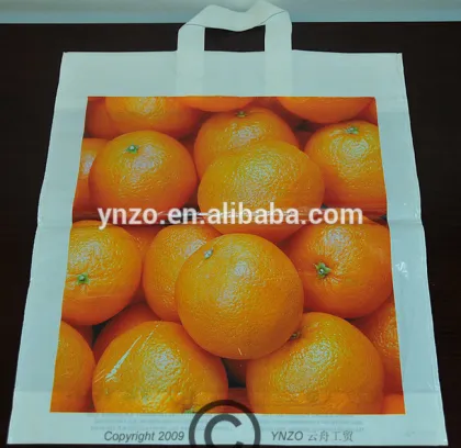 Plastic Material and Flexiloop Handle Sealing & Handle printed poly bags