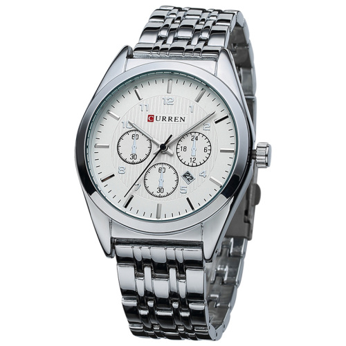 3 eyes quartz watch wholesale trend design business watch