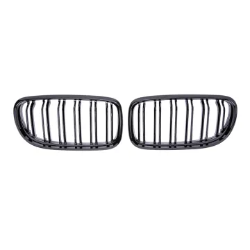 Auto Grille Dual Trip Gloss Black Front Kidney Grille E90 M3 for 3 Series 2009-2012