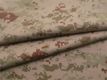 CVC Digital Camouflage Herringboned Fabric