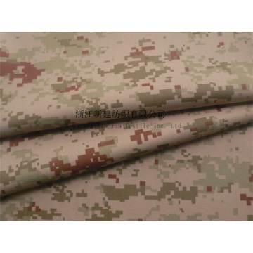 Tissu à chevrons avec camouflage numérique CVC