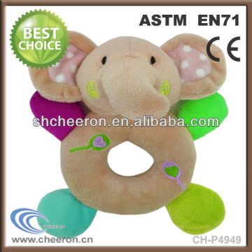 Plush rattle Baby bell rattle plush toy