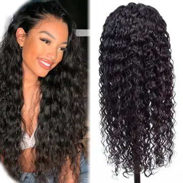 Water Wave High Quality Lace Front Wigs With Baby Hair Transparent Lace  Wholesale Brazilian Virgin Human Hair Lace Front Wigs