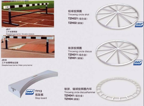 Throwing Circle\ Stop Board\ Steeplechase Barrier