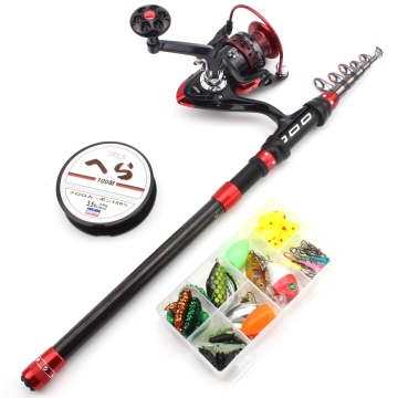 Telescopic Carbon Fiber Saltwater Fishing Rods: 1.8m to 3.6m