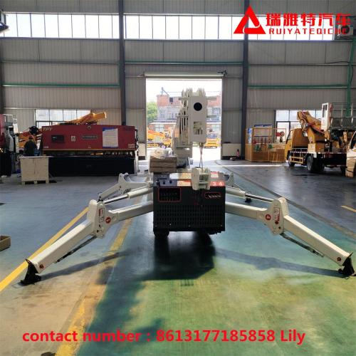 5Section Spider Crane Truck Basic parameter table of 5 tons spider crane Supplier