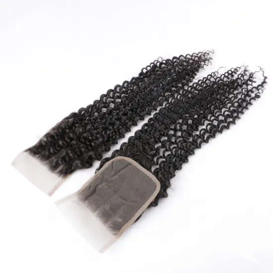 Xuchang Harmony Indian virgin hair wet and wavy 4x4 swiss lace hair closure piece with baby hair