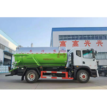 Camión de succión de aguas residuales al vacío de tanque séptico 8CBM