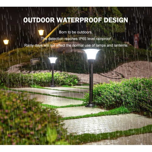 Waterproof IP65 3W Remote Control Solar Garden Light