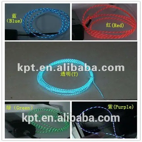 high bright neon plug chasing wire