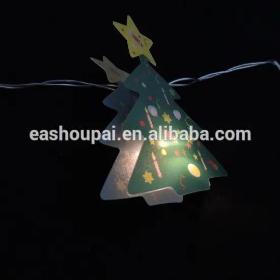 new products 2016 christmas party Green Pine tree decorative led lights flash led lights