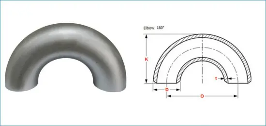 180 Degree Steel Pipe Elbow