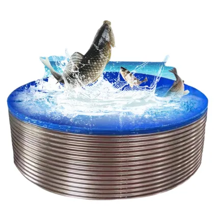 Custom Outdoor Aquaculture Solutions: Tilapia and Catfish Farming with Large PVC Tarps and Galvanized Sheets for Ponds