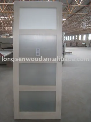 Glass Sliding Wooden Doors