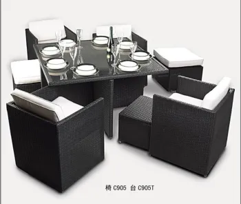 Romanic coffee shop metallic tables for restaurant