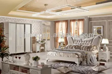 high gloss luxury bedroom set