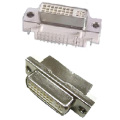 DVI 24 + 5 Female Angle DIP Type Shield