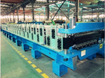 Double layer steel roll-forming machinery