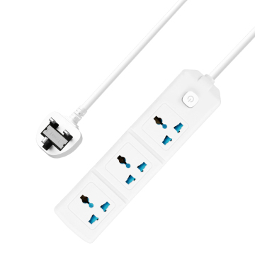 Universal Type 3 verkooppunten Stroomstrook met Surge Protector en Switch
