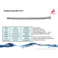 Flexible aluminum stainless steel wire knitted braided