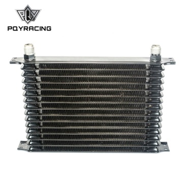 TRUST TYPE 15 Rows 50mm Thick Aluminum Universal Oil Cooler Kit - Black