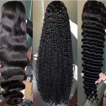Cheap Brazilian Hair Transparent Swiss Lace Wigs,Virgin Human Hair 150% Density Glueless HD 5x5 Lace Closure Wig For Black Women